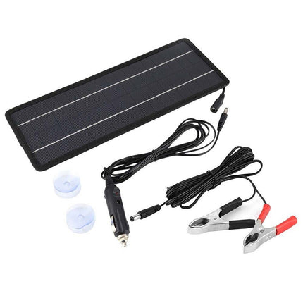 5W 12V Portable Solar Battery Maintainer & Trickle Charger