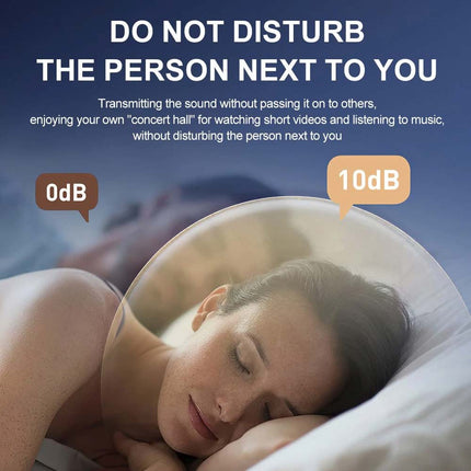 Rechargeable Bone Conduction Sleep Speaker for Under Pillow - 5.4