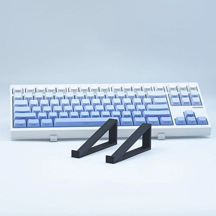 1 Pair Raised Keyboard Angle Riser Portable Monitor Holder Black