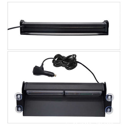 12V-24V Amber LED Strobe Beacon - Waterproof Vehicle Roof Warning Light for Recovery & Emergency