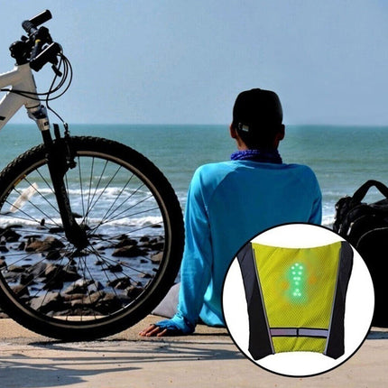 Wireless LED Signal Vest & Backpack with Remote Control for Safety