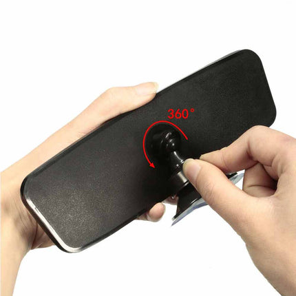Suction Cup Rear View Mirror, Universal Wide Angle Interior Mirror for Car, Truck, SUV, Van