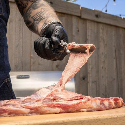 Easy Rib Membrane Removal Tool for BBQ Beef Pork Processing