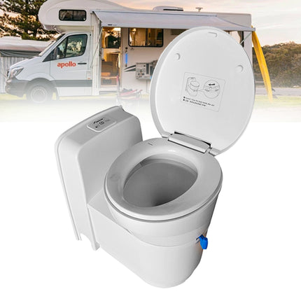 3J-W5000 RV Toilet: Compact 17.2L Tank with Rotating Bowl for Space Saving & Easy Cleaning