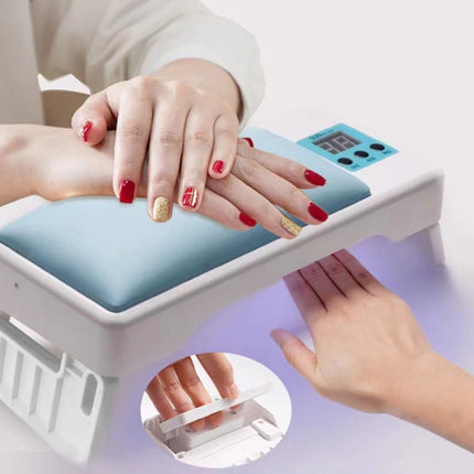 Foldable LED UV Nail Lamp for Gel Polish Curing, Professional Nail Dryer