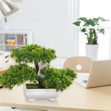 Bonsai Simulation Artificial Plant Fake Pine Tree Potted Flowers for Home Decor