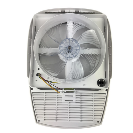 355mm Roof Hatch Skylight with Built-in Fan & Remote Control White Lid