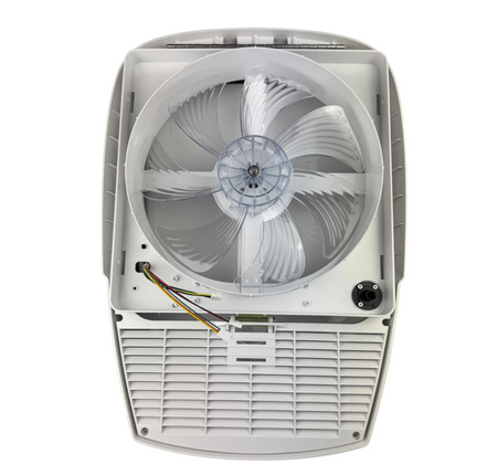 355mm Roof Hatch Skylight with Built-in Fan & Remote Control White Lid