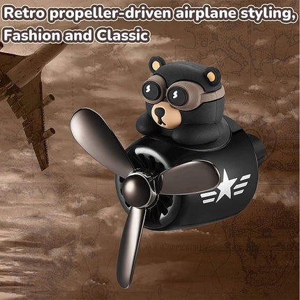 Bear Car Air Freshener Vent Clip - Cute Car Accessories Aroma Diffuser for Air Vent
