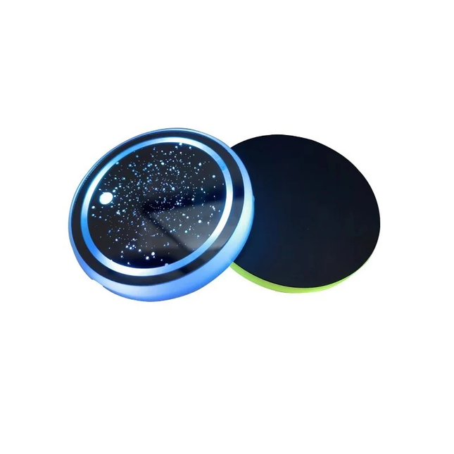 2-Pack RGB LED Cup Holder Lights for Mercedes-Benz | Interior Ambient Lighting Mats with Multiple Colors & Modes