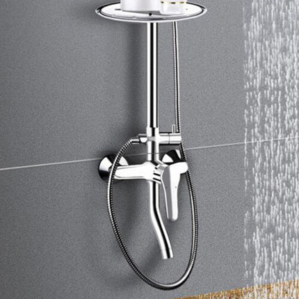 3-Way Copper Shower Diverter Valve - 1/2" Water Splitter Adapter for Faucet & Nozzle