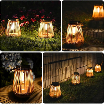 Hanging Solar Lantern Waterproof Outdoor for Garden Patio Gift
