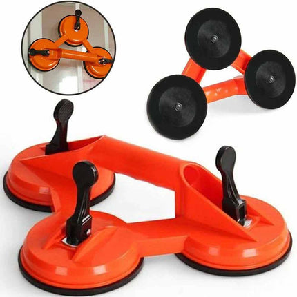 Suction Cup Triple Pad Lifter 75kg Glass Tile Mirror Sucker Plate