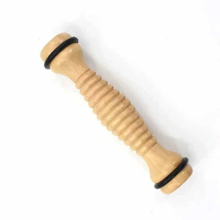 Wooden Foot Roller Massager Reflexology Relax Stress Relief Tool