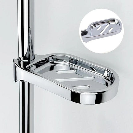 24mm Clip-on Soap Dish Tray Holder for Shower Slide Bar