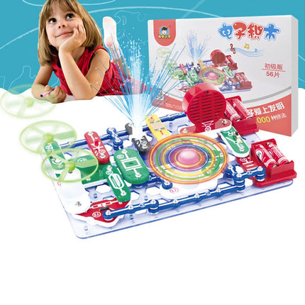 DIY Electronics Discovery Blocks Kit for Kids Science Toy