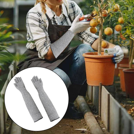 45cm Long Gardening Gloves, Scratch Proof for Hands & Arms Protection