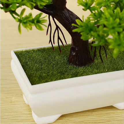Bonsai Simulation Artificial Plant Fake Pine Tree Potted Flowers for Home Decor
