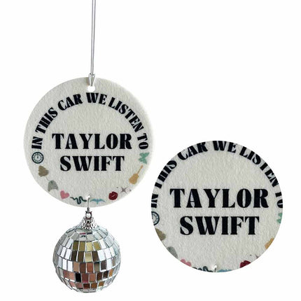 Taylor Swift Car Air Freshener | Eras Tour Ornament & Aromatherapy Deodorizer for Car, Closet, Room