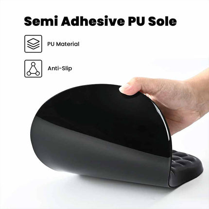 Ergonomic Gaming Mouse Pad with Massage Wrist Support Design
