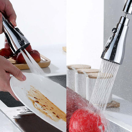 360° Swivel Faucet Sprayer Head, 3-Mode Nozzle Replacement