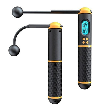 2 in 1 Jump Rope with Digital Counter & Calorie Count – Cordless Skipping Rope