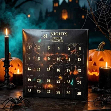 2026 Halloween Advent Calendar 31 Nights of Fright Countdown Gift Box