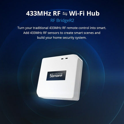 RF Wireless Bridge R2 Gateway 433MHz Smart Remote Controller for Scenes