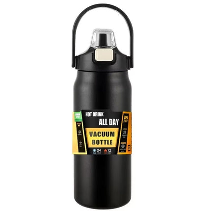 Portable Stainless Steel Thermos Water Bottle 1/1.2/1.5L Hot Cold Outdoor