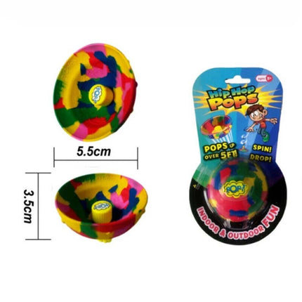 Hip Hop Popping Toys for Kids, Bounce Rubber Bowls, Stocking Filler Novelty