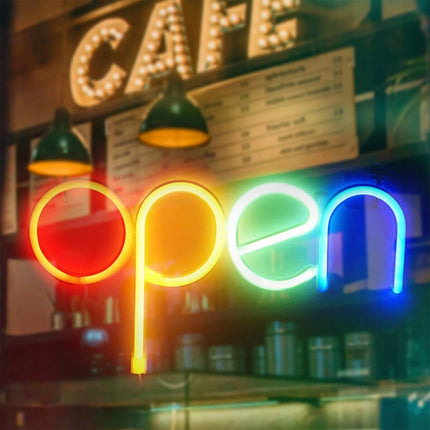 LED Open Sign Light Bar for Shop Window, Hotel, Restaurant Hanging Display