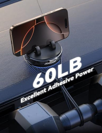360° Adjustable Car Phone Holder Dashboard Mount for iPhone & Android