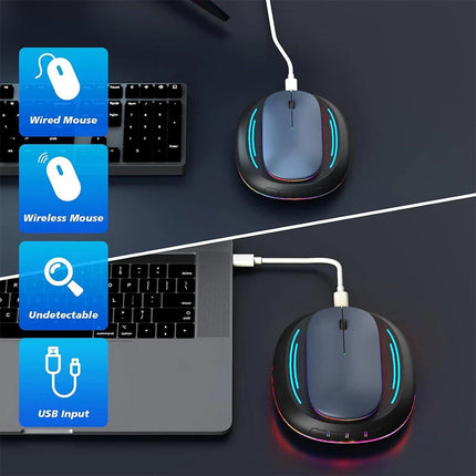 Mechanical Mouse Jiggler Undetectable w/ Timer & Auto Mover