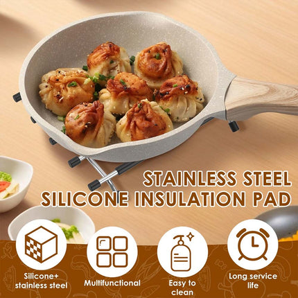 Stainless Steel Kitchen Trivet, Hot Pot Pan Stand Rack