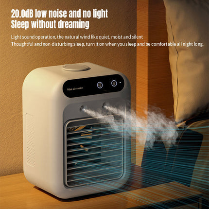 Portable Personal Air Conditioner Cool Mist Fan for Bedroom & Camping