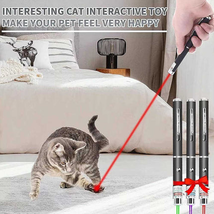 3x Laser Pointer Green Purple Red Light for Cat Dog Pet Office