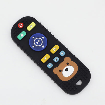 Baby Silicone Teething Remote Control Toy Soft Teether for Infants Toddlers Chew Sensory Toy