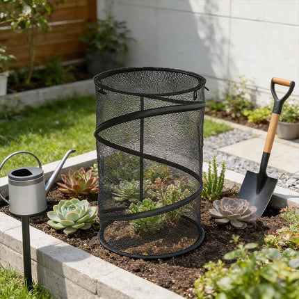 Pop-Up Garden Mesh Plant Cover Foldable Netting for Vegetable Protection