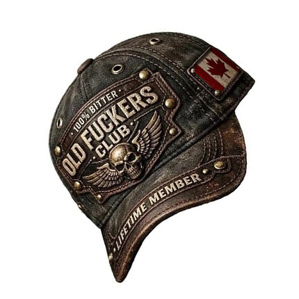 Vintage Distressed Baseball Cap, Adjustable 3D Embroidery Funny Hat for Men