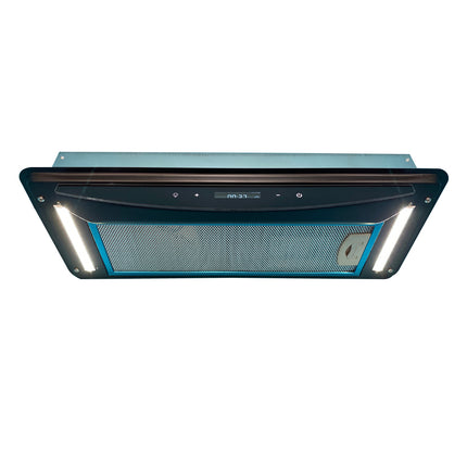 Flush Mount Rangehood for Marine, RV & Caravan with 12V Extraction Fan & LED Lighting