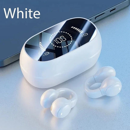 Open Ear Clip-On Wireless Earbuds for iPhone & Android