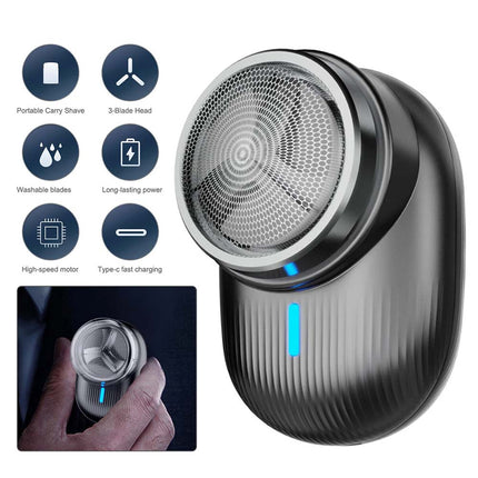 Mini Portable USB Rechargeable Electric Razor for Home & Travel