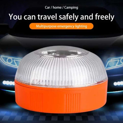 V16 Magnetic Strobe Light - Super Bright, Ultra-Strong Magnet for Emergency & Vehicle Safety