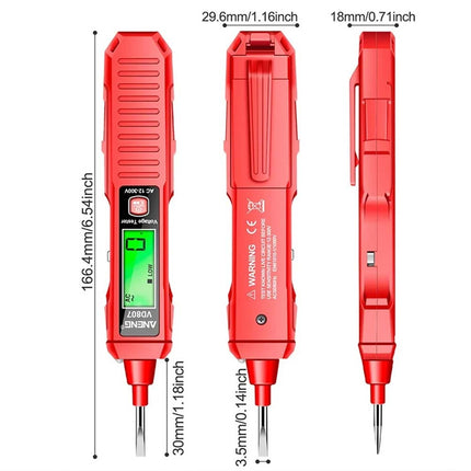 Non Contact Voltage Tester Pen AC Electric Detector Sensor 12V-300V with Sound Light Alarm