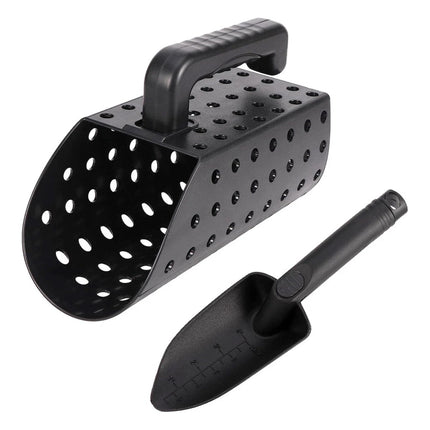 Beach Digging Metal Detector Sand Scoop Shovel Set Filter Tool Convenient