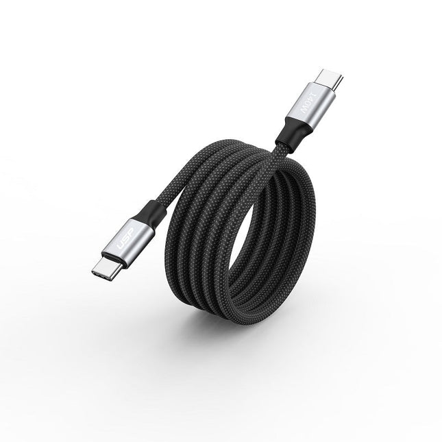 1M Magnetic USB-C to C Cable 140W Super Fast Charging for iPhone Samsung