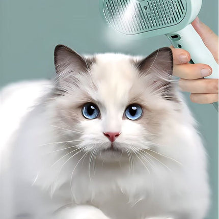 Water Spray Pet Grooming Brush Anti-Shedding Pin Comb for Dogs & Cats