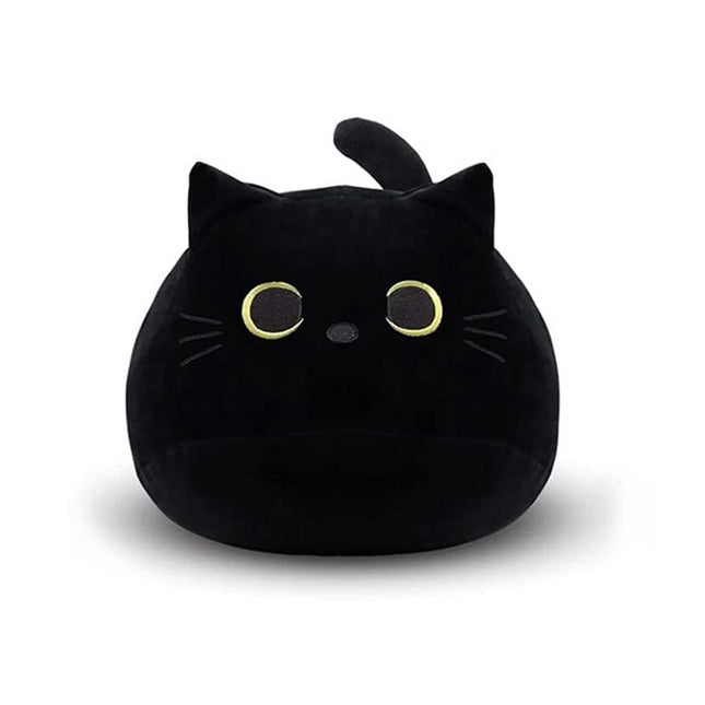 25cm Black Cat Plush Soft Stuffed Kitten Toy Kawaii Cute Gift for Kids