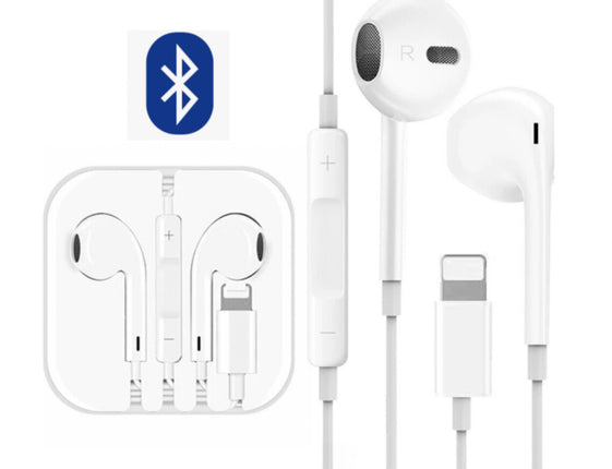 Wired & Bluetooth Earphones for iPad iPhone 7 8 X 11 12 13 14 Pro Max