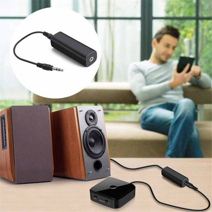 Ground Loop Noise Isolator - Eliminate Car/Home Stereo Hum w/ 3.5mm Aux